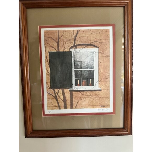 Framed Limited Edition Print "Old Salem The Boys School" By John Furches 106/100 - Picture 2 of 10